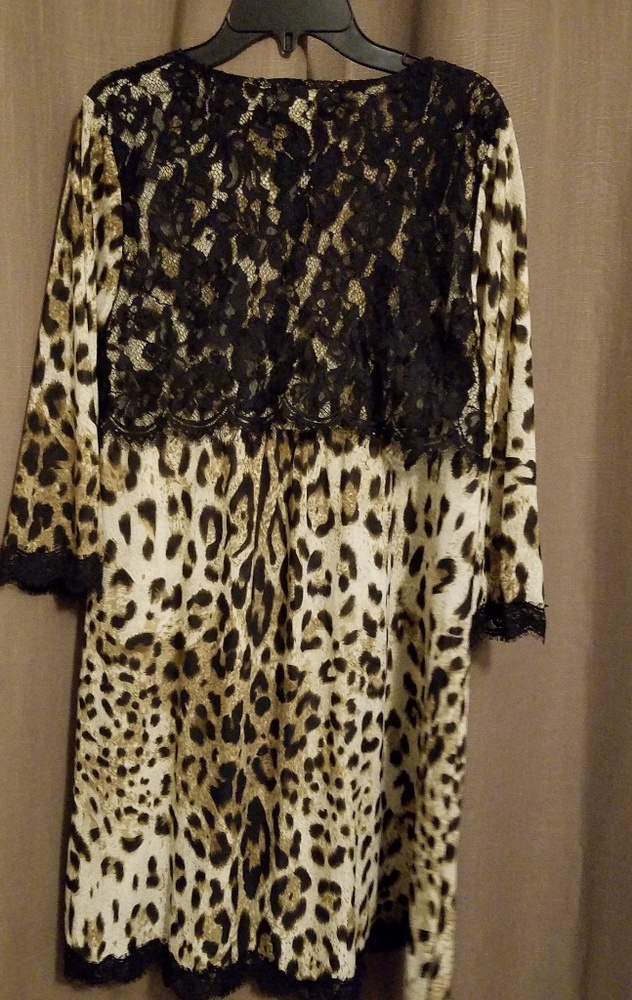 GUC-Leopard print short dress